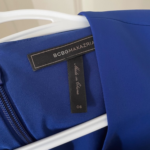 BCBG Blue Mini Dress with pockets (Size 6) - Picture 7 of 7